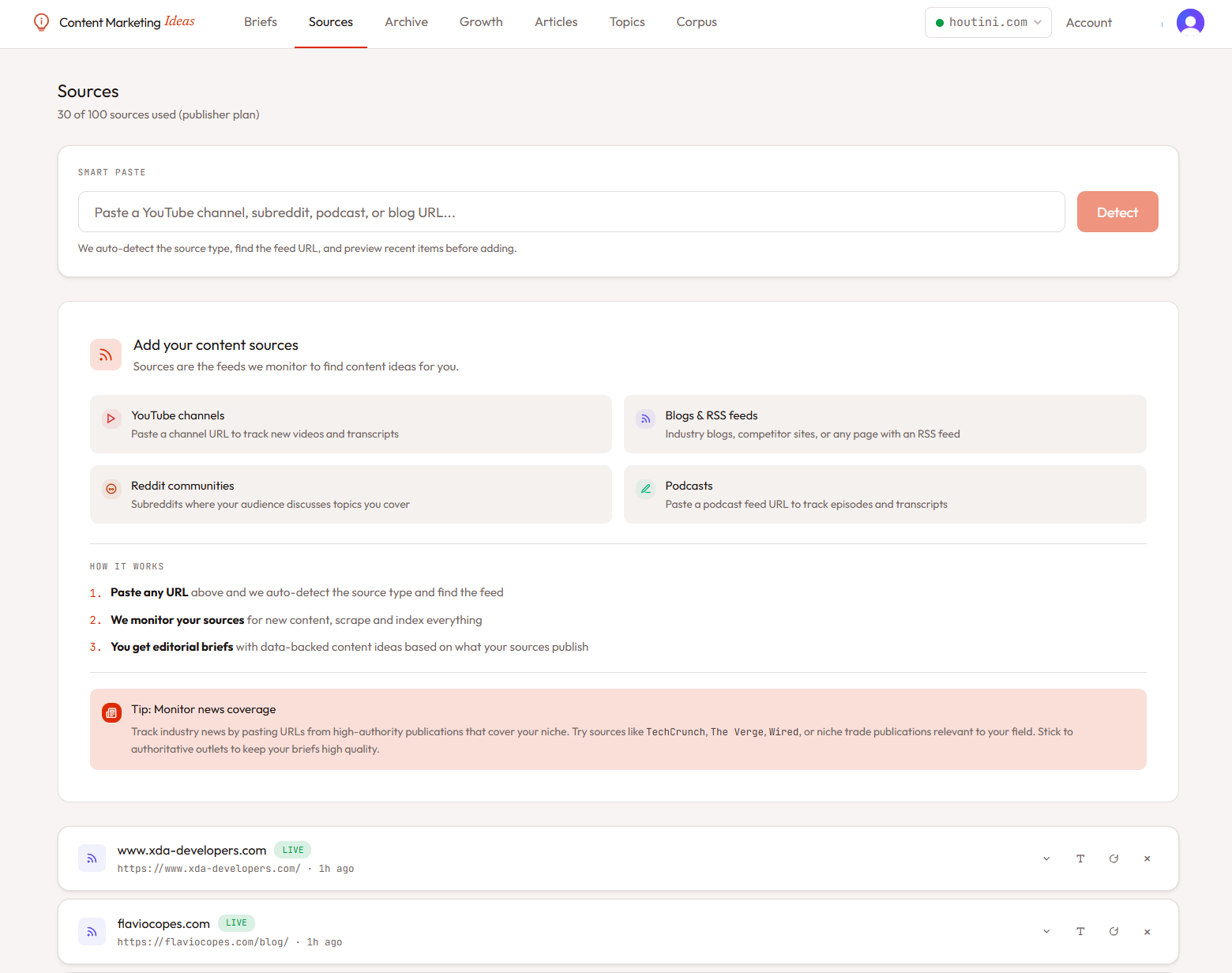 Smart Paste detect flow